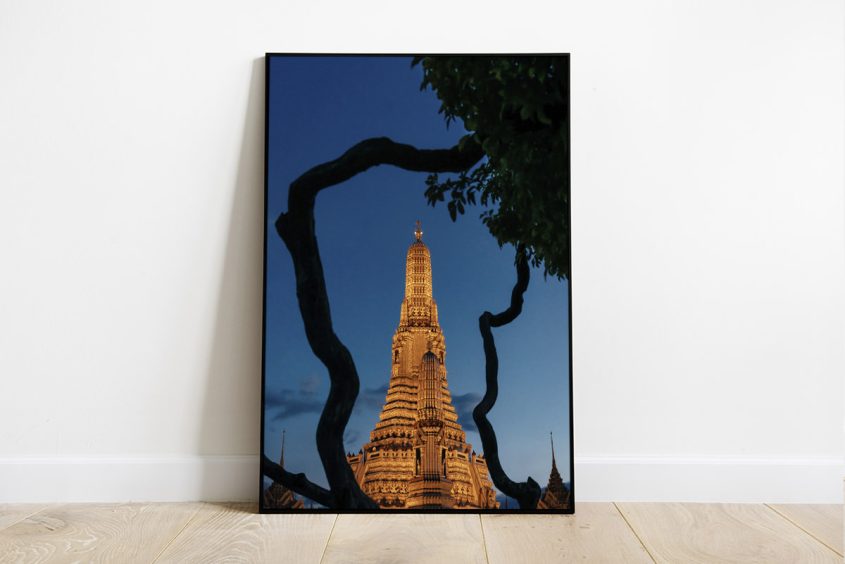 Print of Wat Arun in Bangkok, Thailand
